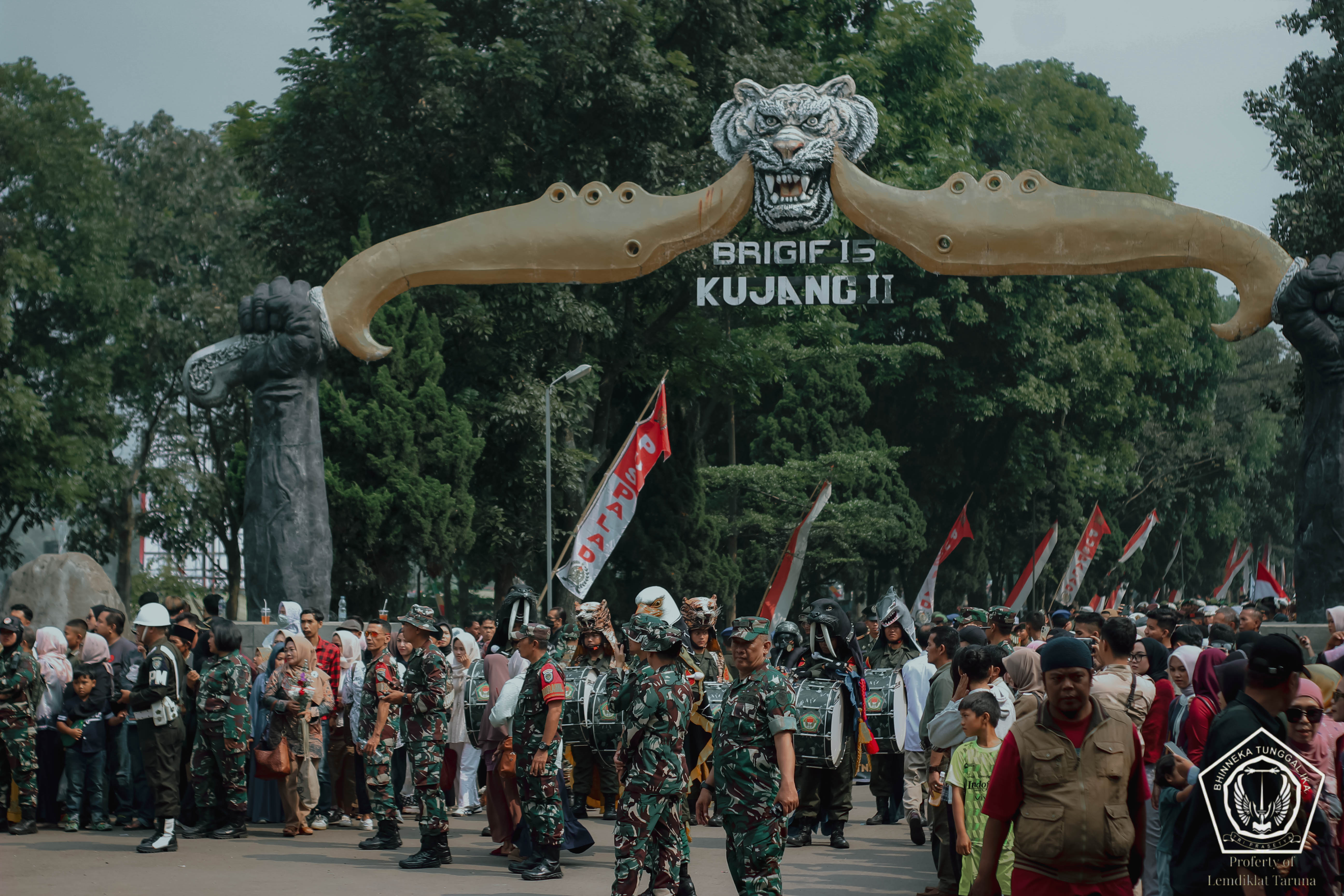 KIRAB TUPDIK SPPI BRIGIF 15 KUJANG  II