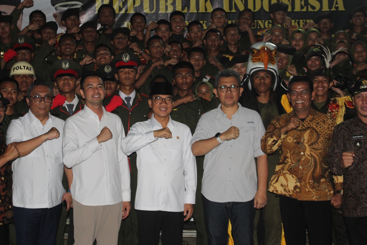 KUNJUNGAN UKP RAFI AHMAD DAN MENTERI DESA YANDRI SUSANTO