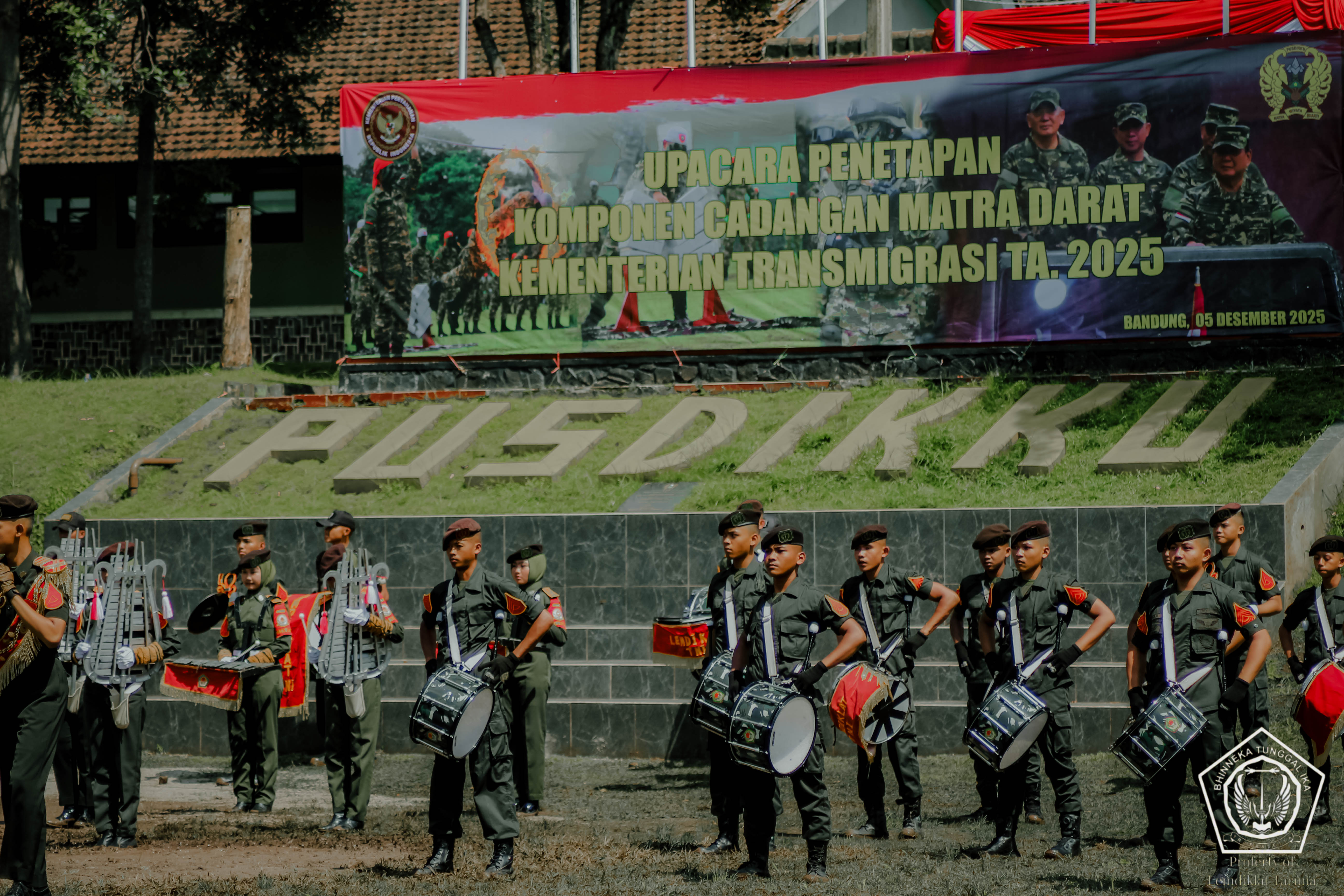 PERFORMACE DRUM BAND DI PUSDIKKU DITKUAD