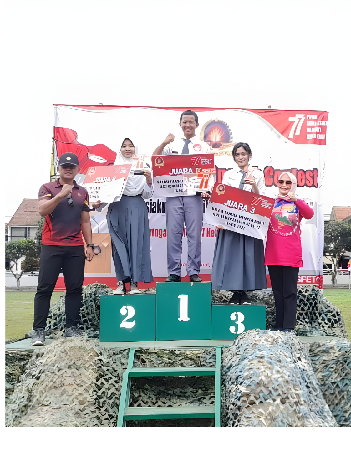 JUARA 1 SPEECH CONTEST SFETC di Lapangan RA PUSDIKLATPASSUS
